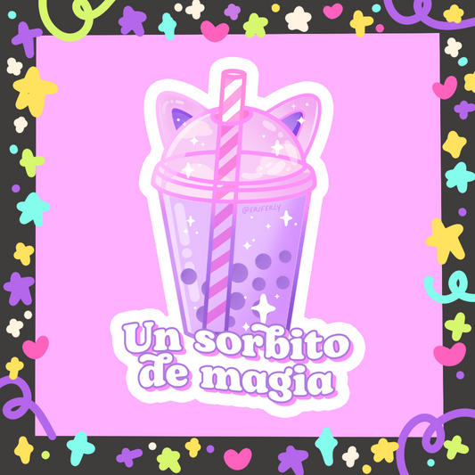 Un sorbo de magia Sticker