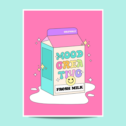 Print 8x10" Mood Creativo Fresh Milk