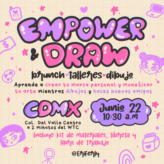 Empower & Draw: Brunch, Talleres y Dibujo