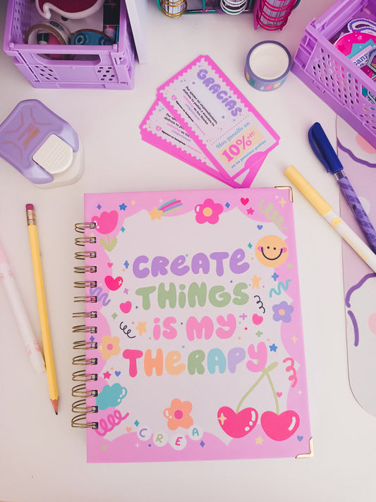 Planner 3 en 1: Create things is my therapy